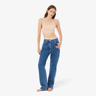 Bralette de malla con detalle de cocodrilo