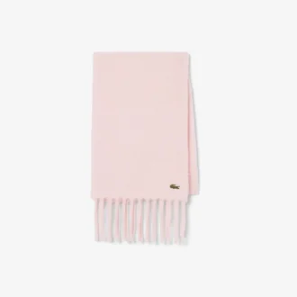Bufanda con flecos de mezcla de alpaca para mujer