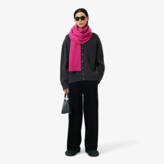 Bufanda de cachemira con punto trenzado Runway