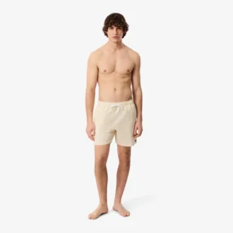 Bóxer de hombre de largo medio con rayas y textura