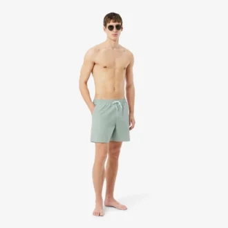 Bóxer de hombre de largo medio con rayas y textura