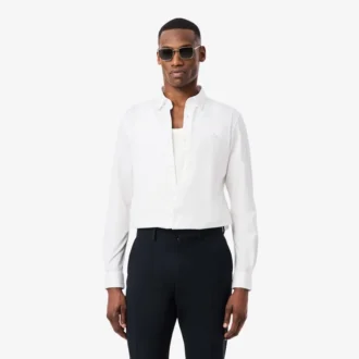 Camisa de corte ajustado en mezcla de algodón The Blend