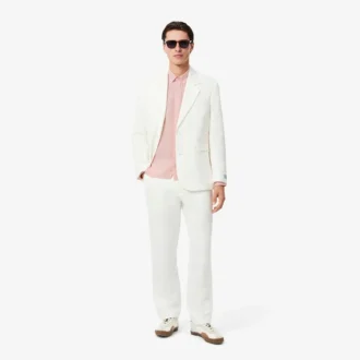 Camisa de lino de corte regular para hombre