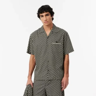 Camisa de manga corta de corte holgado