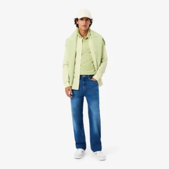 Camisa de popelín a cuadros de corte regular