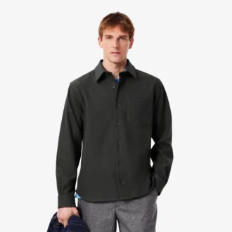 Camisa oversize de doble cara para hombre
