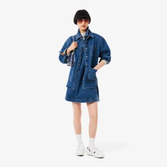 Camisa oversize de mezclilla para mujer