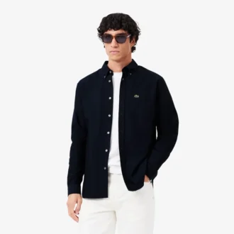 Camisa Oxford de corte regular para hombre