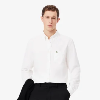 Camisa Oxford de corte regular para hombre