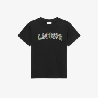 Camiseta de algodón bordada