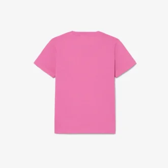 Camiseta de algodón bordada