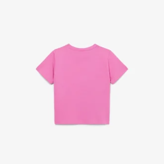 Camiseta de algodón bordada