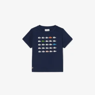 Camiseta de algodón con estampado de cocodrilo