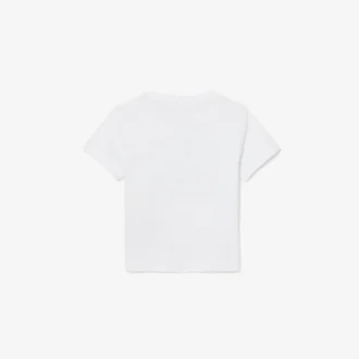 Camiseta de algodón con estampado de cocodrilo