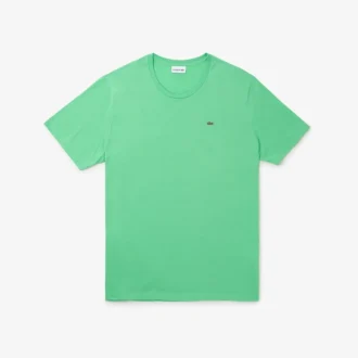 Camiseta de algodón de cuello redondo y corte amplio para hombre