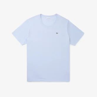Camiseta de algodón de cuello redondo y corte amplio para hombre