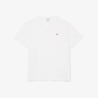 Camiseta de algodón de cuello redondo y corte amplio para hombre