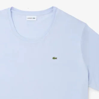 Camiseta de algodón de cuello redondo y corte amplio para hombre
