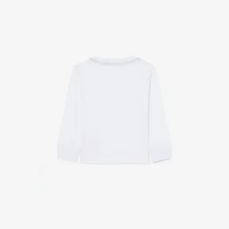 Camiseta de algodón de manga larga para niños