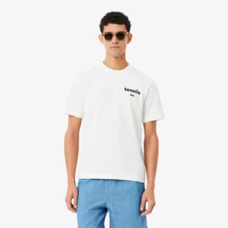 Camiseta de algodón estampada