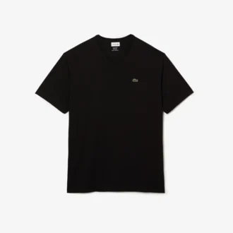 Camiseta de algodón Pima de cuello en V y corte holgado para hombre