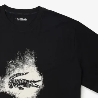 Camiseta de deporte Crocodile para hombre, corte alto