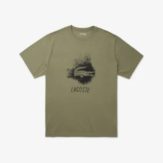 Camiseta de deporte Crocodile para hombre de corte amplio