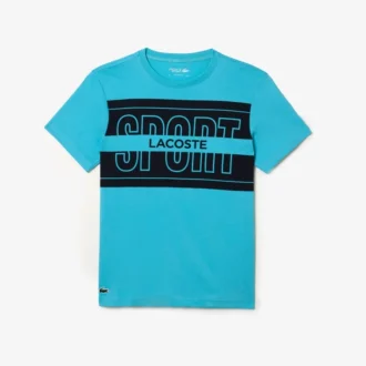 Camiseta de deporte estampada de algodón para hombre
