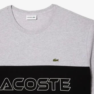 Camiseta de jersey con bloques de color y corte amplio para hombre