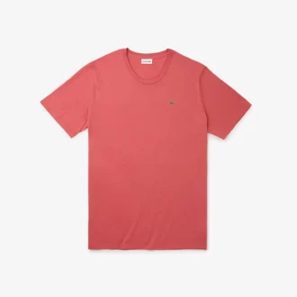Camiseta de jersey de algodón Pima para hombre, corte alto