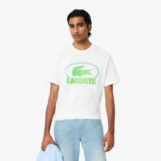 Camiseta gráfica de algodón grueso para hombre