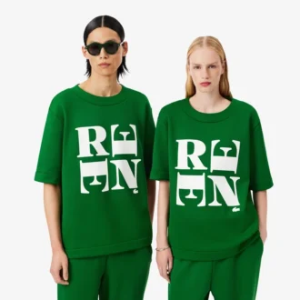Camiseta gráfica de satén Runway