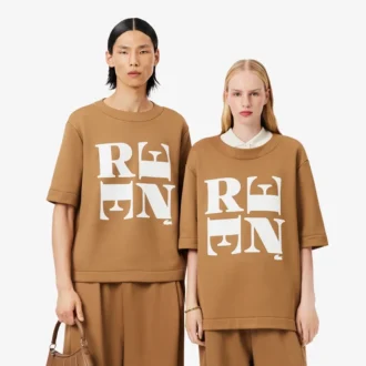 Camiseta gráfica de satén Runway