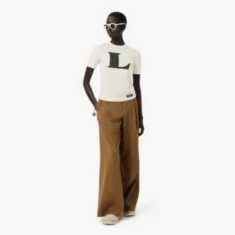 Camiseta gráfica de seda de la colección Runway