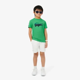 Camiseta Lacoste X Daniil Medvedev Ultra Dry para niños