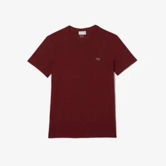 Camiseta ligera de algodón Pima con cuello en V para hombre
