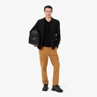 Camiseta ligera de algodón Pima con cuello en V para hombre