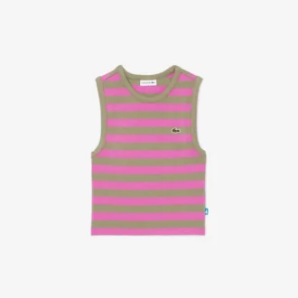 Camiseta sin mangas a rayas para niños