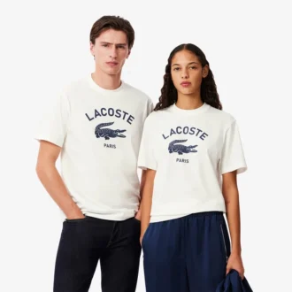 Camiseta unisex de algodón con estampado característico