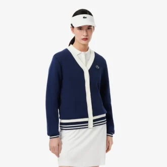 Cardigan cortavientos elástico de Golf para mujer