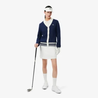 Cardigan cortavientos elástico de Golf para mujer