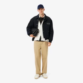 Cardigan de punto elástico fluido para hombre