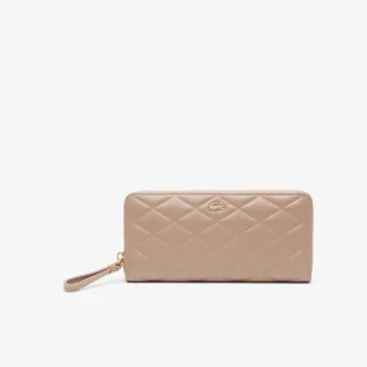 Cartera grande de piel Crocodelle