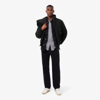 Chaqueta acolchada repelente al agua para hombre