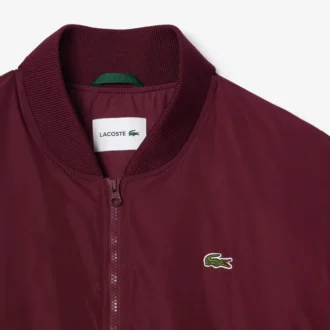 Chaqueta bomber oversize con puños acanalados para mujer