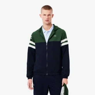 Chaqueta con capucha repelente al agua de Tenis para hombre