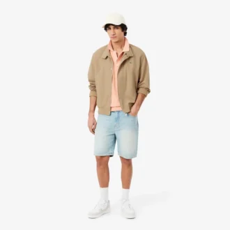 Chaqueta Harrington de sarga repelente al agua