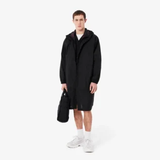 Chaqueta larga impermeable para hombre