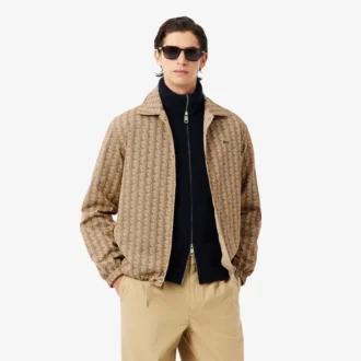 Chaqueta reversible con monograma para hombre