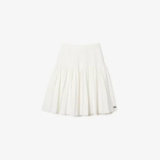 Falda midi plisada para mujer